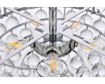 Elegant Pendant Light - Chrome, L 18" (1104D18C)