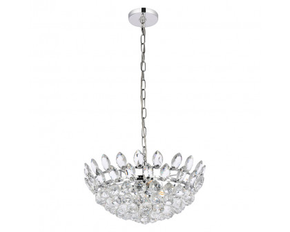 Elegant Pendant Light - Chrome, L 18" (1104D18C)