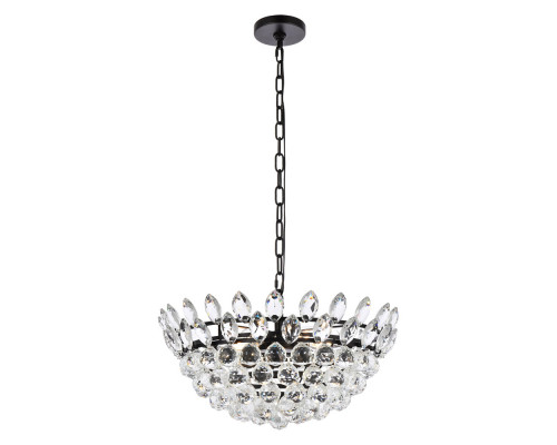 Elegant Pendant Light - Black, L 20" (1104D20BK)