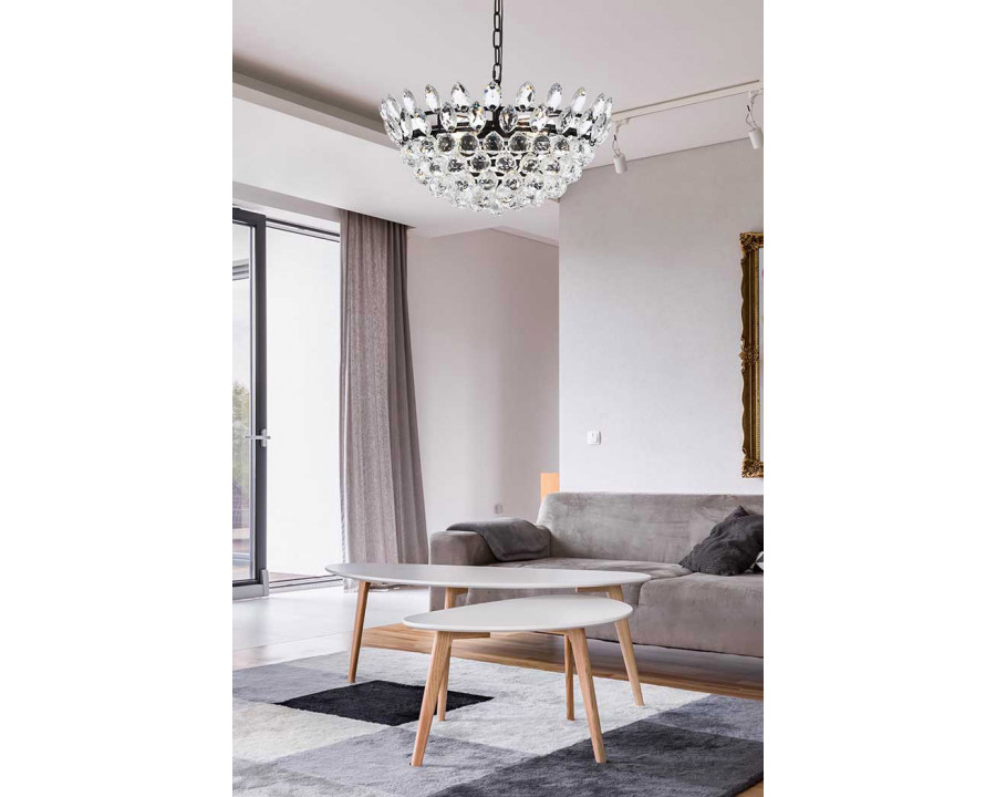 Elegant Pendant Light - Black, L 20" (1104D20BK)