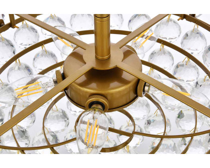 Elegant Pendant Light - Brass, L 20" (1104D20BR)