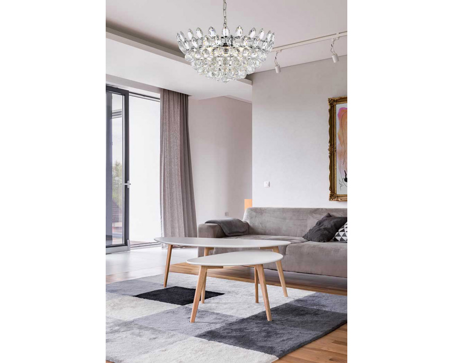 Elegant Pendant Light - Chrome, L 20" (1104D20C)