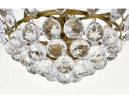 Elegant Flush Mount Light - Brass, L 14" (1105F14BR)