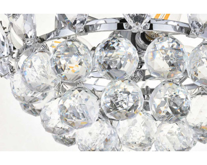 Elegant Flush Mount Light - Chrome, L 14" (1105F14C)