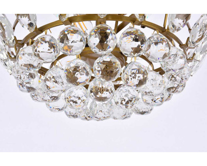 Elegant Flush Mount Light - Brass, L 16" (1105F16BR)