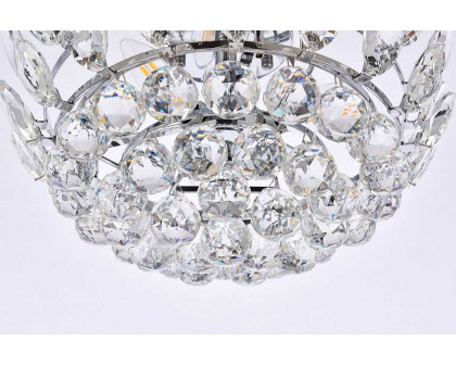 Elegant Flush Mount Light - Chrome, L 16" (1105F16C)