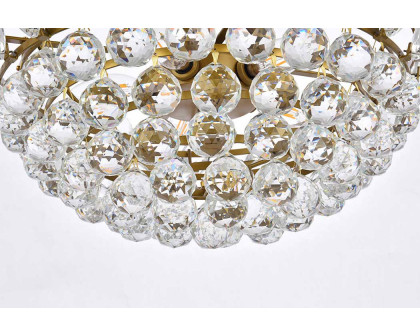 Elegant Flush Mount Light - Brass, L 18" (1105F18BR)