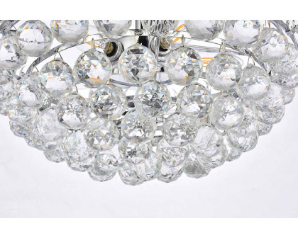 Elegant Flush Mount Light - Chrome, L 18" (1105F18C)