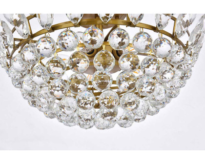 Elegant Flush Mount Light - Brass, L 20" (1105F20BR)