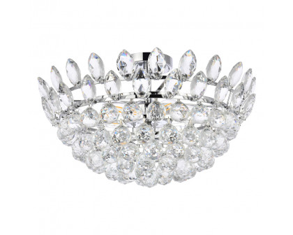 Elegant Flush Mount Light - Chrome, L 20" (1105F20C)