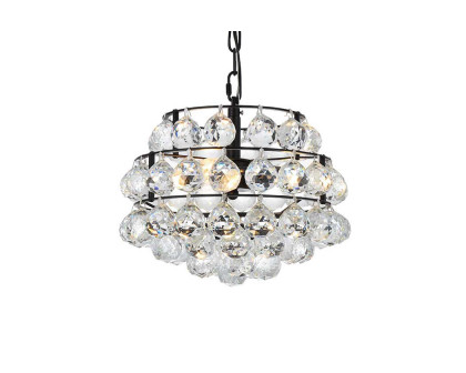 Elegant Pendant Light - Black, L 12" (1106D12BK)