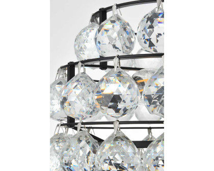 Elegant Pendant Light - Black, L 12" (1106D12BK)