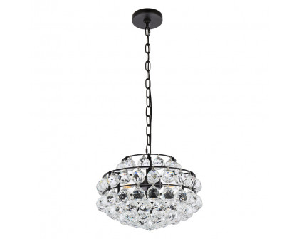 Elegant Pendant Light - Black, L 14" (1106D14BK)