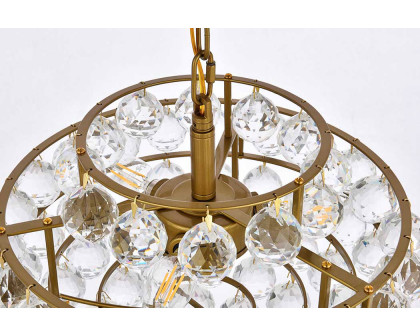 Elegant Pendant Light - Brass, L 14" (1106D14BR)