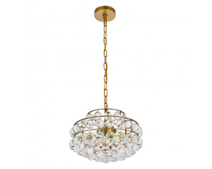 Elegant Pendant Light - Brass, L 14" (1106D14BR)