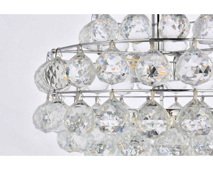 Elegant Pendant Light - Chrome, L 14" (1106D14C)