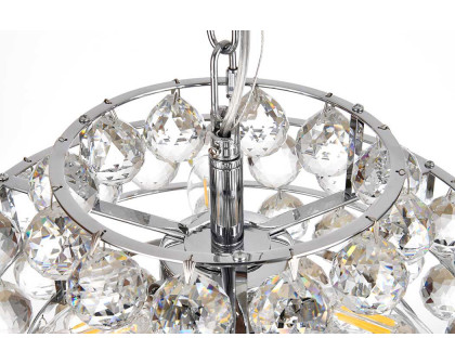 Elegant Pendant Light - Chrome, L 14" (1106D14C)