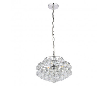 Elegant Pendant Light - Chrome, L 14" (1106D14C)