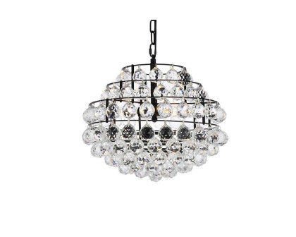 Elegant Pendant Light - Black, L 16" (1106D16BK)