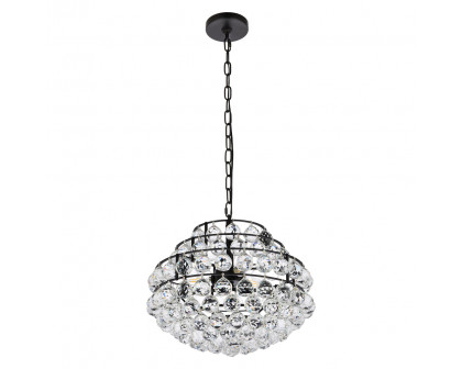 Elegant Pendant Light - Black, L 16" (1106D16BK)