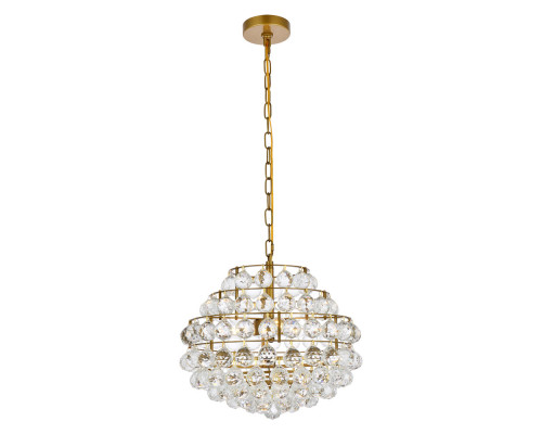 Elegant Pendant Light - Brass, L 16" (1106D16BR)