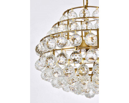 Elegant Pendant Light - Brass, L 16" (1106D16BR)