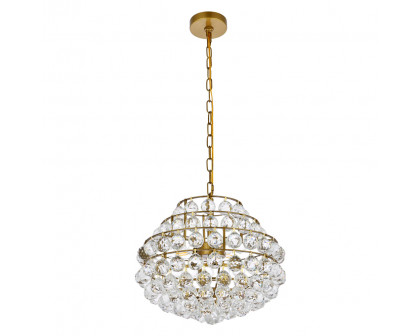 Elegant Pendant Light - Brass, L 16" (1106D16BR)