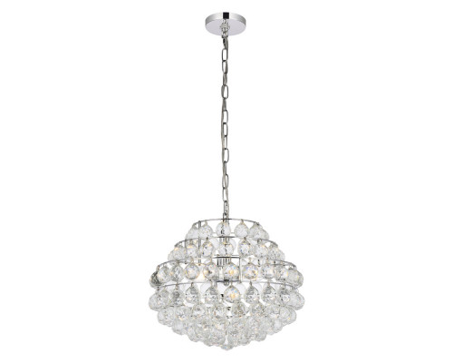 Elegant Pendant Light - Chrome, L 16" (1106D16C)