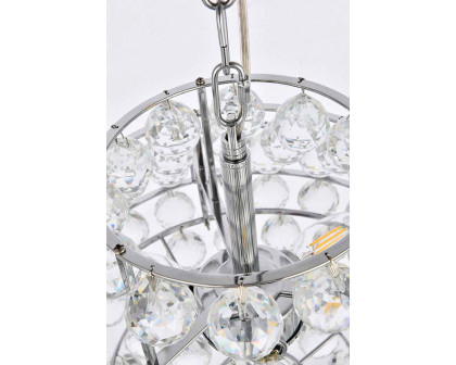 Elegant Pendant Light - Chrome, L 16" (1106D16C)