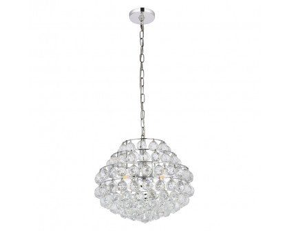 Elegant Pendant Light - Chrome, L 16" (1106D16C)