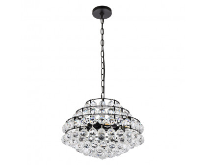 Elegant Pendant Light - Black, L 18" (1106D18BK)