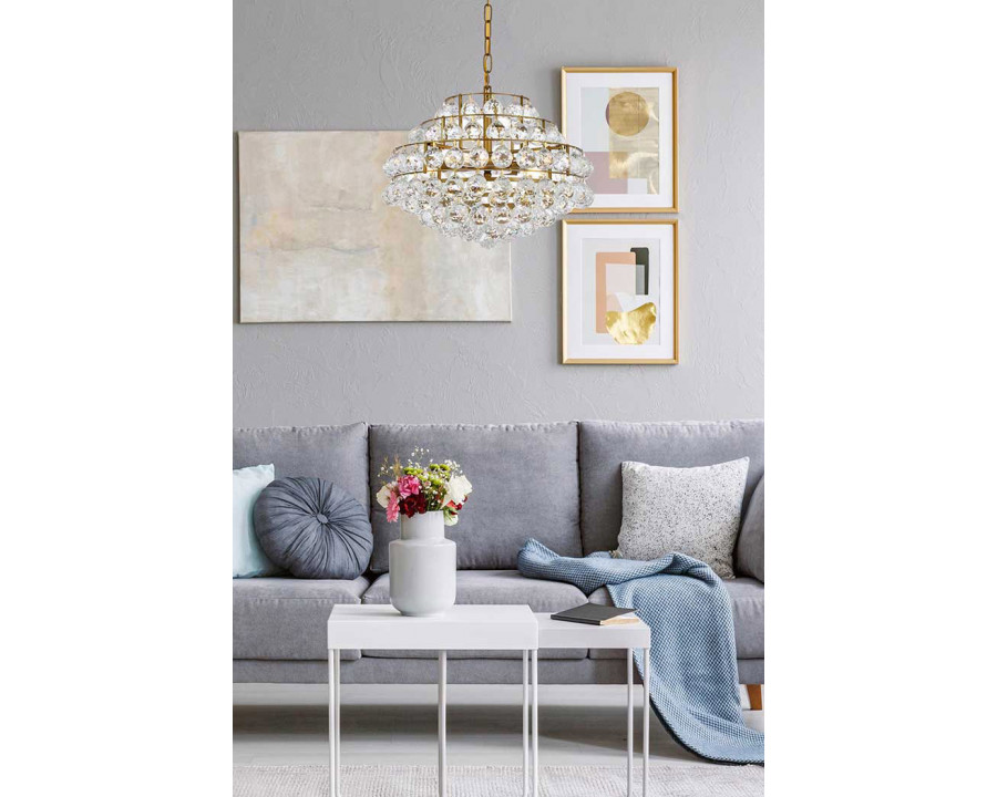 Elegant Pendant Light - Brass, L 18" (1106D18BR)