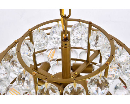 Elegant Pendant Light - Brass, L 18" (1106D18BR)