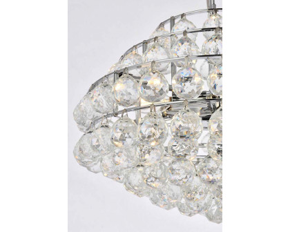 Elegant Pendant Light - Chrome, L 18" (1106D18C)