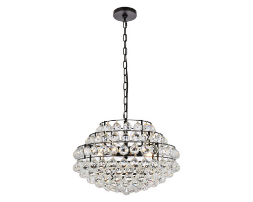 Elegant Pendant Light - Black, L 20" (1106D20BK)