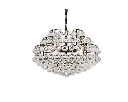 Elegant Pendant Light - Black, L 20" (1106D20BK)