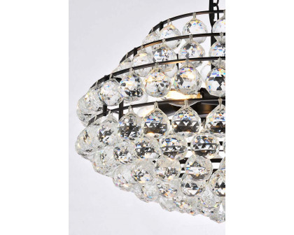 Elegant Pendant Light - Black, L 20" (1106D20BK)