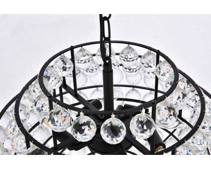 Elegant Pendant Light - Black, L 20" (1106D20BK)