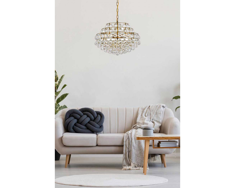 Elegant Pendant Light - Brass, L 20" (1106D20BR)