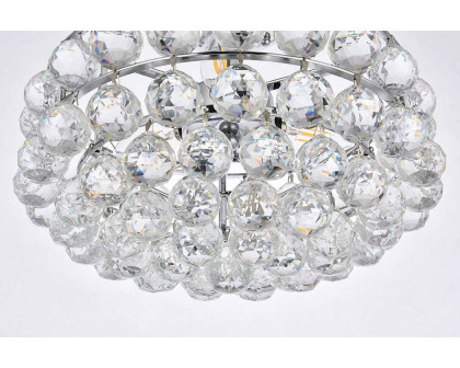 Elegant Flush Mount Light - Chrome, L 14" (1107F14C)