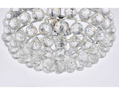 Elegant Flush Mount Light - Chrome, L 16" (1107F16C)