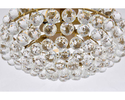 Elegant Flush Mount Light - Brass, L 18" (1107F18BR)