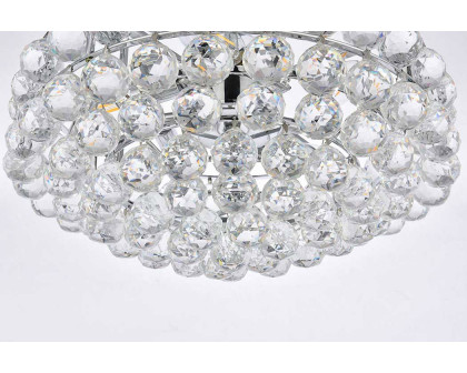 Elegant Flush Mount Light - Chrome, L 18" (1107F18C)