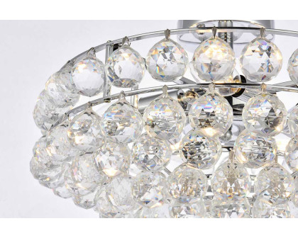 Elegant Flush Mount Light - Chrome, L 18" (1107F18C)