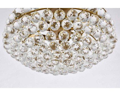 Elegant Flush Mount Light - Brass, L 20" (1107F20BR)