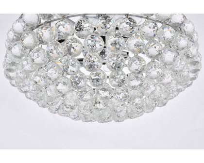 Elegant Flush Mount Light - Chrome, L 20" (1107F20C)