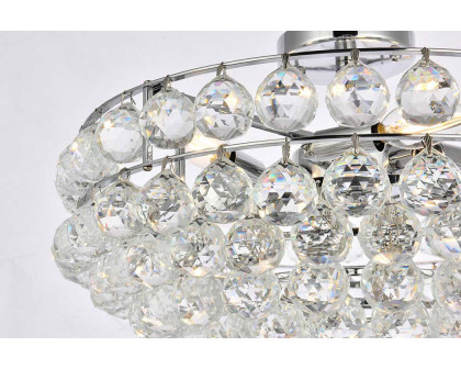 Elegant Flush Mount Light - Chrome, L 20" (1107F20C)