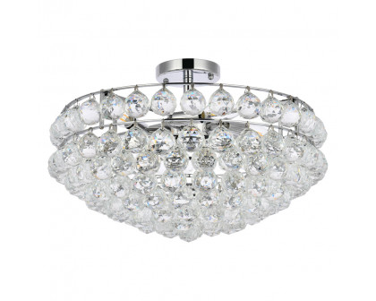 Elegant Flush Mount Light - Chrome, L 20" (1107F20C)