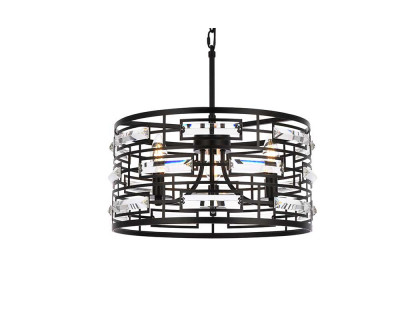 Elegant Pendant Light - Black, L 16.5" (1108D16BK)