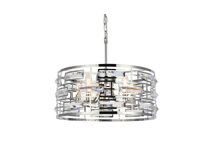 Elegant Pendant Light - Chrome, L 18.5" (1108D19C)